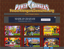 Tablet Screenshot of powerrangerssamurai.org